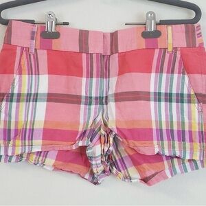 J. Crew Colorful Plaid Women's Shorts